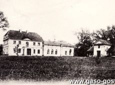 1724. Palac i dworek Dobrogosta Lossowa w Grabonogu (ok, 1930 r.)