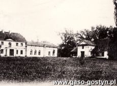 1724. Palac i dworek Dobrogosta Lossowa w Grabonogu (ok, 1930 r.)