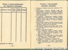 1747.Polski Zwiazek Pszczelarski - legitymacja czlonkowska (1974 r.)