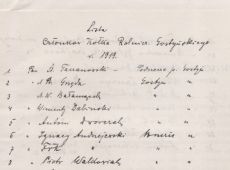 1753.Lista czlonkow Kolka Rolniczego Gostynskiego w 1919 roku