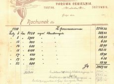 1760.Rachunek z cegielni parowej Wincentego Dabinskiego (1910 r.), Wincenty Dabinski 2 stycznia 1919 roku mianowany zostal pierwszym polskim starosta powiatu gostynskiego