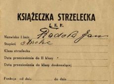 177.Ksiazeczka strzelecka ( 3 Kompanja Karabinow Maszynowych )-1932r.