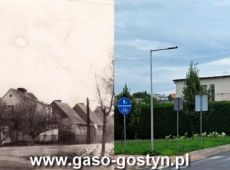 178.Ulica Podlesna (Pozegowo) w Gostyniu w latach 70. XX wieku i w lipcu 2025 roku