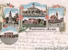 1786.Krobia - widokowka z poczatku XX wieku