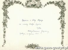 1809.Telegram slubny (Gostyn, 1931 r.)