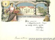 1811.Telegram slubny (Poznan, 1931 r.)