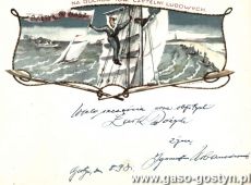 1813.Telegram slubny (Gostyn, 1931 r.)