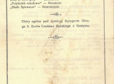 1816.Program Zjazdu Kol Spiewaczych Okregu X (Piaski, 20 czerwca 1937 r.)