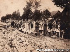 1831.Budowa drogi z Siedlca do Babkowic (1946 r.)