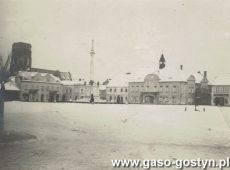 1858.Rynek w Gostyniu w zimowej scenerii (1930 r.)