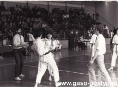 187.Mikolajkowy Turniej Karate w Gostyniu (hala sportowa SP 2), 1984 r.