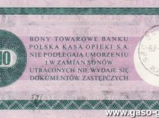 1903.Bon towarowy PeKaO o wartosci nominalnej US $ 0,10 (dziesieciu centow)