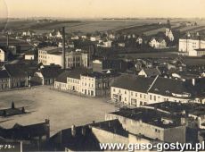 1905.Widok na Rynek w Gostyniu (okres okupacji niemieckiej)