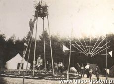 1915. I Druzyna Harcerska im. Tadeusza Kosciuszki z Gostynia na obozie w Ostrowiecznie (23 lipca-7 sierpnia 1933 r.)