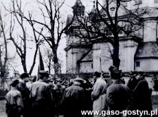 1928.Swieta Gora w Gostyniu-uroczystosci ku czci sw. Jerzego (23 kwietnia 1939 r.)-slubowanie harcerskie