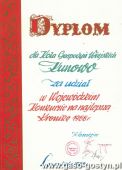 1931.Dyplom dla KGW W Kunowie (Leszno 1989 r.)