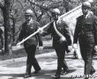 1938.Wreczenie sztandaru gostynskiej ORMO (Ochotniczej Rezerwie Milicji Obywatelskiej)-Rynek w Gostyniu, 1 maja 1966r.