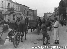 1946.Ulica Kolejowa w Gostyniu (28 czerwca 1935 r.)