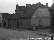 1957.Dom przy ulicy Sw. Ducha (obecnie ul. 1 Maja) w Gostyniu, zburzony 10 maja 1937 roku