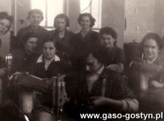 1957.Pracownice Krawieckiej Spoldzielni Pracy Gostynianka w Gostyniu