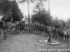 1964.Harcerze z Krobi na obozie w Szklatskiej Porebie (1947 r.)