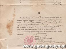 1966.Postanowienie Sadu Grodzkiego w Gostyniu (1933 r.)