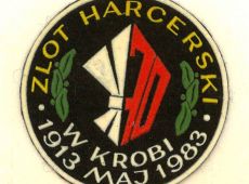 1971.Jubileuszowy Zlot Harcerski w Krobi (21-22 maja 1983 r.)