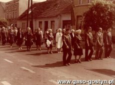 1973. Jubileuszowy Zlot Harcerski w Krobi (21-22 maja 1983 r.) - czolo pochodu