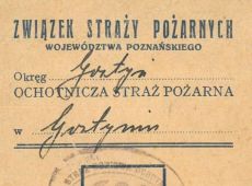 1997.Legitymacja Jozefa Pietraszewskiego - czlonka Strazy Ogniowej Ochotniczej w Gostyniu
