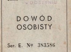 200.Dowod osobisty - Gostyn 1939r.