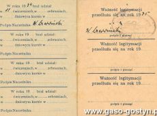 2000.Legitymacja Jozefa Pietraszewskiego - czlonka Strazy Ogniowej Ochotniczej w Gostyniu