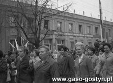 2018.Pochod pierwszomajowy na ul.Swierczewskiego w Gostyniu(obecnie ul.Bojanowskiego)