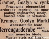 202. Reklama z Gostyner Kreisblatt 1912 r.