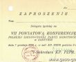 2024.Zaproszenie delegata (goscia) na VII Powiatowa Konferencje Polskiej Zjednoczonej Partii Robotniczej w Gostyniu (7 grudnia 1956 r.)