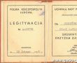 2034.Legitymacja Srebrnego Krzyza Zaslugi powstanca wielkopolskiego Jozefa Wielinskiego z Gostynia (15 lutego 1956 r.)