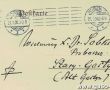 2052.Karta pocztowa skierowana do ksiedza Ludwika Sobkowskiego - proboszcza w starym Gostyniu (1909 r.)