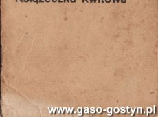 2071.Ksiazeczka kwitowa (ubezpieczenie od inwalidztwa i na starosc) Antoniego Smektaly z Czajkowa