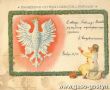 2087.Telegram z motywem patriotycznym z okazji 25-lecia malzenstwa (1931 r.)