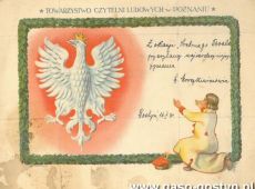 2087.Telegram z motywem patriotycznym z okazji 25-lecia malzenstwa (1931 r.)