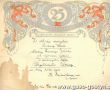 2091.Zyczenia z okazji 25. rocznicy slubu Wladyslawa (gostynskiego budowniczego) i Kazimiery Nawrockich od rodziny Dzieciuchowiczow (Gostyn, 16 pazdziernika 1931 r.)
