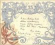 2095.Zyczenia z okazji 25. rocznicy slubu Wladyslawa (gostynskiego budowniczego) i Kazimiery Nawrockich od Marii Nowak z corkami (Gostyn, 16 pazdziernika 1931 r.)