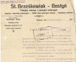 2097.Zaswiadczenie o zatrudnieniu Boleslawa Mrozka w Fabryce Maszyn i Narzedzi Rolniczych Stanislawa Grzeskowiaka w Gostyniu (Gostyn, 1 pazdziernika 1924 r.)
