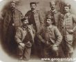 210.Sokoly gostynskie 15.9.1899r. na zdjeciu I rzad kleczy (od lewej) Jozef Woziwodzki, Kazimierz Czabajski, II rzad (od lewej) Wincenty Sobkowski, Aurlii Czabajski, Jan Lagodzinski, Waclaw Czabajski.