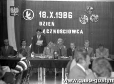 2137. Dzien Lacznosciowca w Urzedzie Telekomunikacji w Gostyniu (18 pazdziernika 1986 r.)