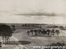 2146.Widok na Gostyn z kosciola filipinow na Swietej Gorze (1921 r.)