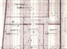 2170.Projekt niewybudowanej kamienicy wykonany przez budowniczego Telesfora Schmidta ze Srody na zlecenie gostynskiego kupca Jozefa Woziwodzkiego (1911 r.)