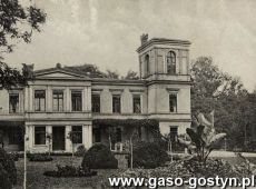 2187.Palac w Dusinie (wybudowany w 1865 r. przez Jana Nepomucena Kurnatowskiego) - widok z poczatku XX wieku