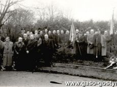 2210.Restytucja Towarzystwa Powstancow Wielkopolskich w Gostyniu - cmentarz w Gostyniu (styczen 1957 r.)