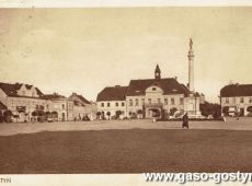 2233.Rynek w Gostyniu - pocztowka z 1938 roku