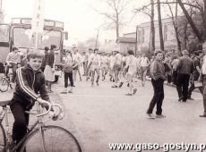 224. II Maly Maraton im. Edmunda Bojanowskiego (1985 r.) - przed startem do biegu glownego